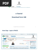 E-Tutorial - Download Form 16B
