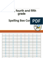 Spelling 3rd 4th-5th Grade