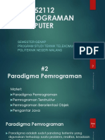 Pertemuan 2 PK - Paradigma Pemrograman