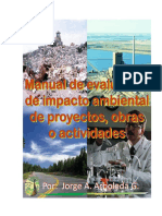 Jorge Alonso Arboleda González - Manual para la evaluación de impacto ambiental de proyectos, obras o actividades (2008)