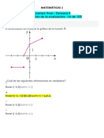 Examenes Quiz - Matematicas PDF