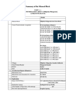 Andhra Pradesh Mine Block Summary Pilliptula Pidugurala 14 01 2016 PDF