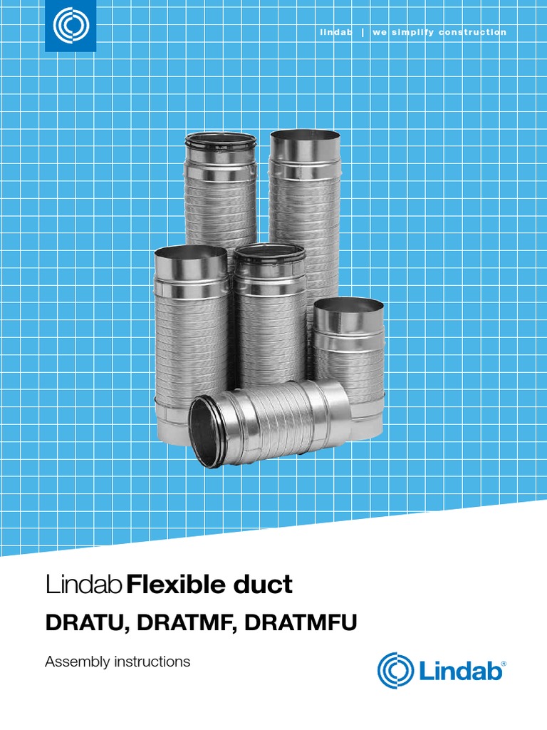 Assembly and Installation Instructions for Lindab Flexible Ducts PDF