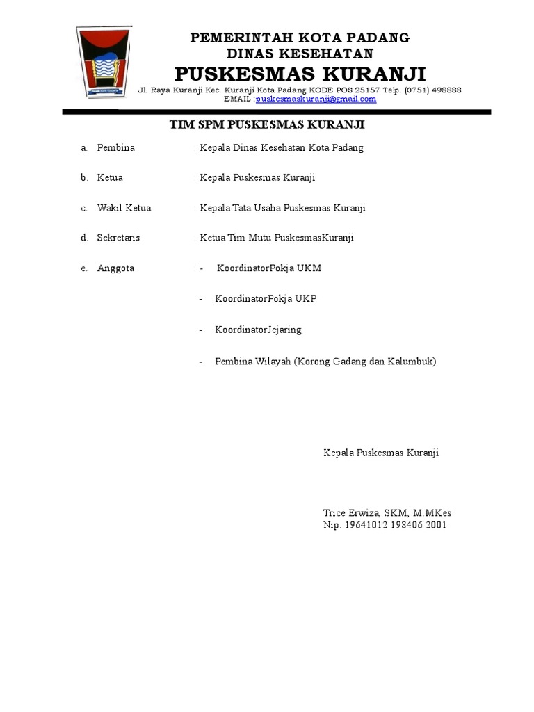 Rencana Aksi Puskesmas Kuranji | PDF | Sains & Matematika
