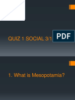 Quiz 1 Social 3
