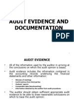 Audit Evidence and Documentation