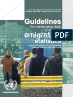 Guidelines for Exchanging Data to Improve Emigration Statistics