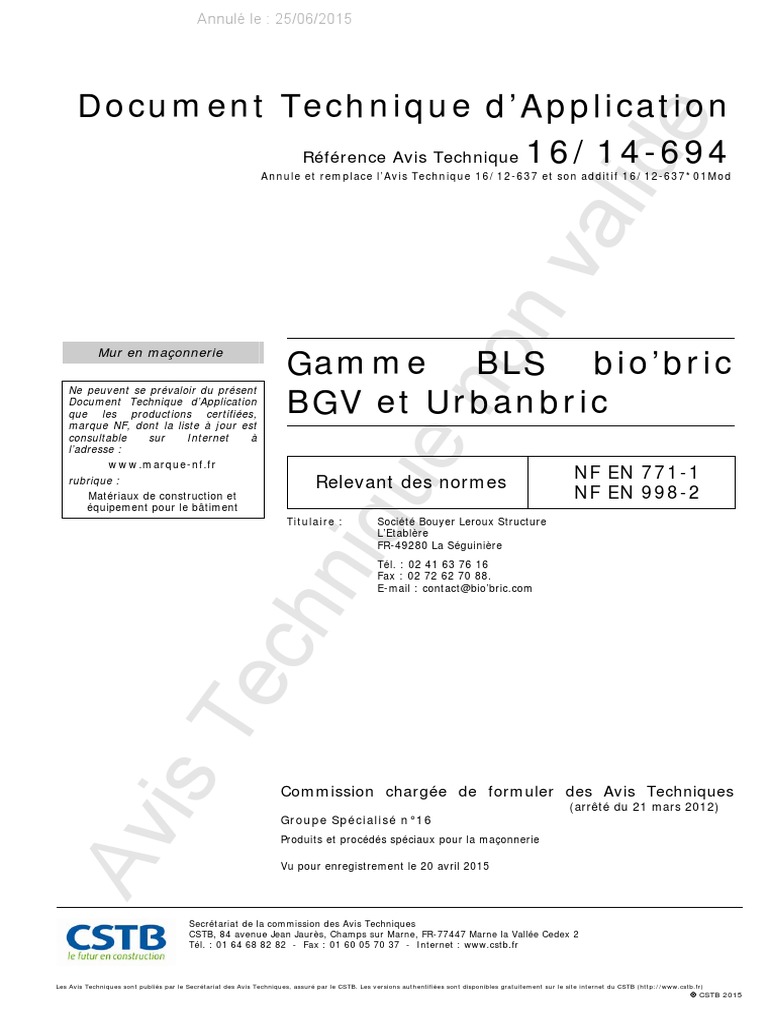 Biobric - bgv'thermo