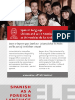 Spanish as a foreign language (ELE) at UANDES