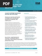 Ixia T DS IxNetwork Routing and Switching