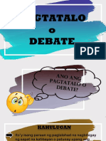 Pagtatalo o Debate