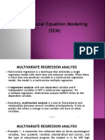 Structural Equation Modeling (SEM)