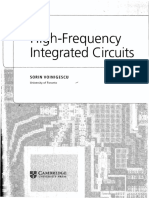 High-Frequency Integrated Circuits: Sorin Voinigescu