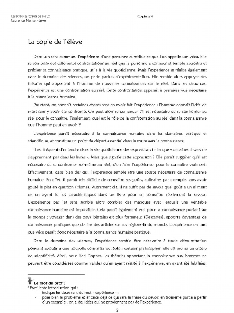 exemple d'introduction de dissertation de philo sur la religion