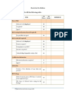 10.SBD2 Check List