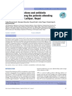 Urinary Tract Infections and Antibiotic Susceptibility Among The Patients Attending B & D Hospital of Lalitpur, Nepal