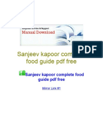 Sanjeev Kapoor Complete Food Guide PDF Free