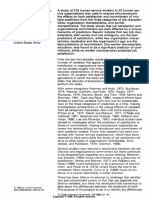 Predictors of Job Satisfaction and Organizational Commitment