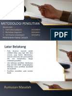 Metodologi Penelitian Kelompok 5 2016a