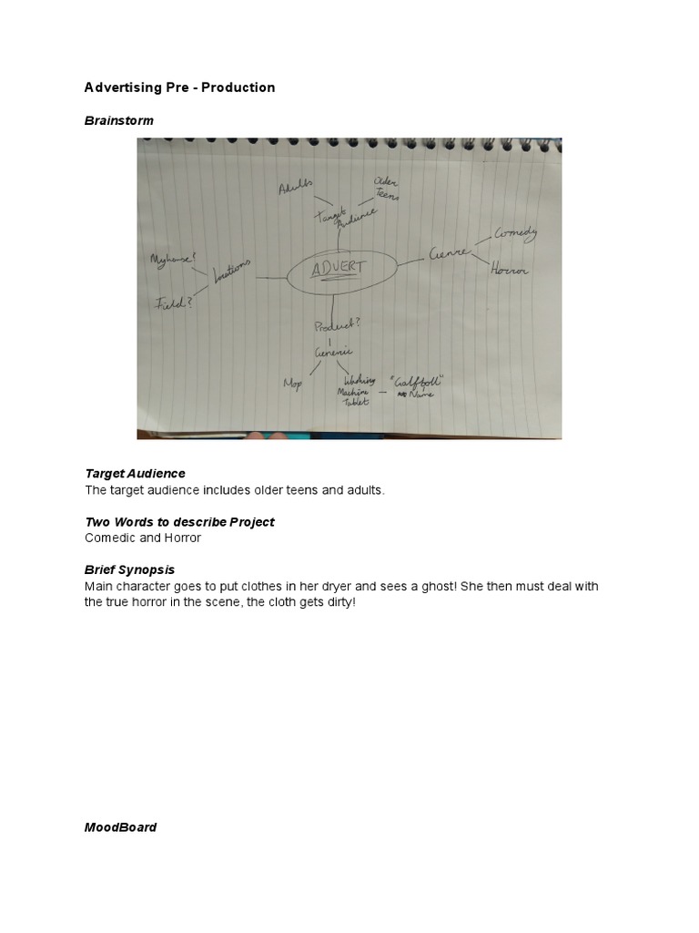 Advert Preproduction | PDF