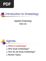 Pres1 Intro to Kinesiology