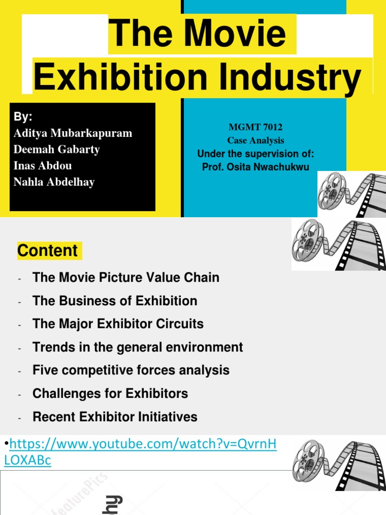 The Movie Exhibition Industry Final PPT | Movie Theater | Netflix