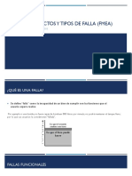 ANALISIS DE EFECTOS Y TIPOS DE FALLA 