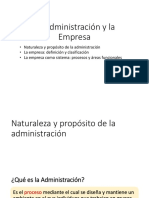 1.1. La Administración y La Empresa