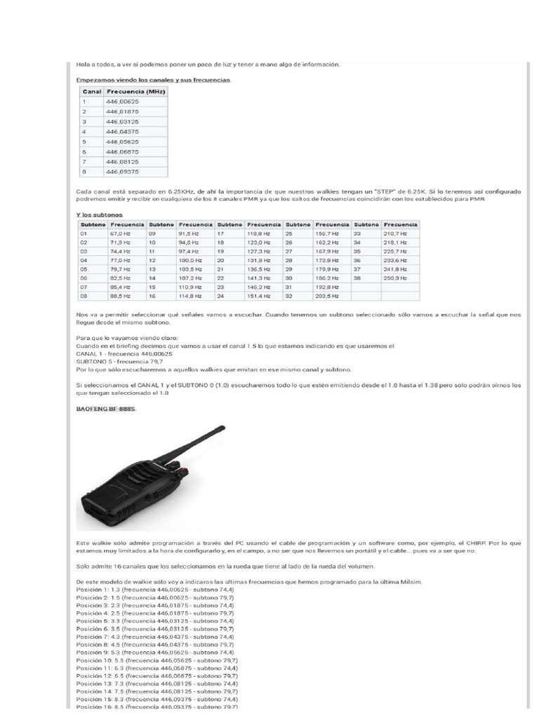 Manual Baofeng PDF