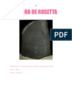 Piedra de Rosetta Sara Esperanza