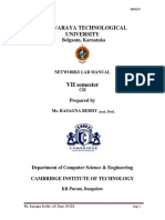 Network Lab Manual Rasagna PDF