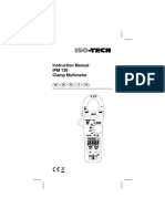 Instruction Manual IPM 138 Clamp Multimeter: EN DE ES IT FR