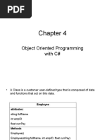 Object Oriented Programming With C#