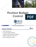 1 PBC - 200 Position Budget Control