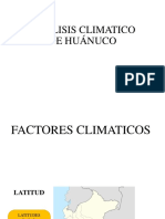 Análisis Climatico de Huánuco
