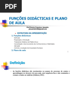 Funções Didácticas e Plano de Aula