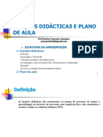 Funções Didácticas e Plano de Aula