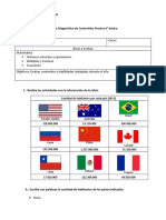 Prueba de Contenidos Previos Matematica 6° Basico