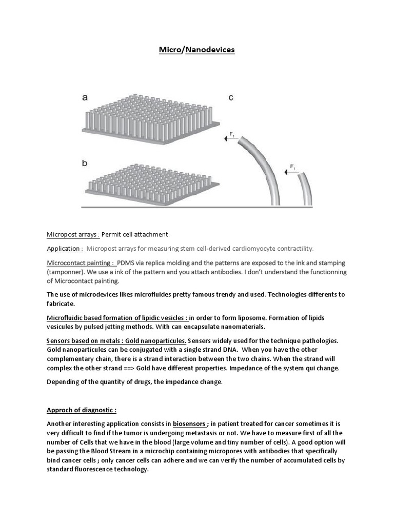 Micro/Nanodevices in Biomedical Applications | PDF | Metastasis | Biosensor
