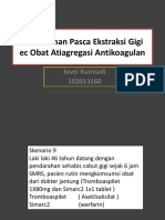 5012 - Pendarahan Pasca Ekstraksi Gigi Akibat Obat Atiagregasi Antikoagulan