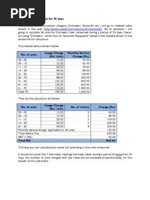Water bill