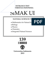 Simak Ui: Entrance Test Universitas Indonesia