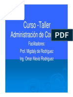 Curso de Administracion de Contratos