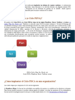 Ciclo PDCA