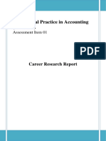Professional Practice in Accounting (ACC 275) : Assessment Item 01