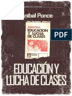 Educacion y Lucha de Clases - Anibal Ponce