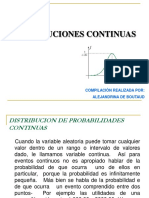 Distribuciones Continuas