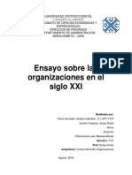 Organizaciones en El Siglo XXI