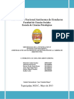 Ansiedad Ante Los Examenes en Los Estudiantes de Arquitectura de La UNAH PDF