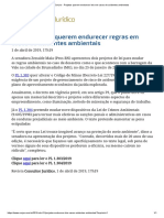 ConJur - Projetos Querem Endurecer Leis Em Casos de Acidentes Ambientais